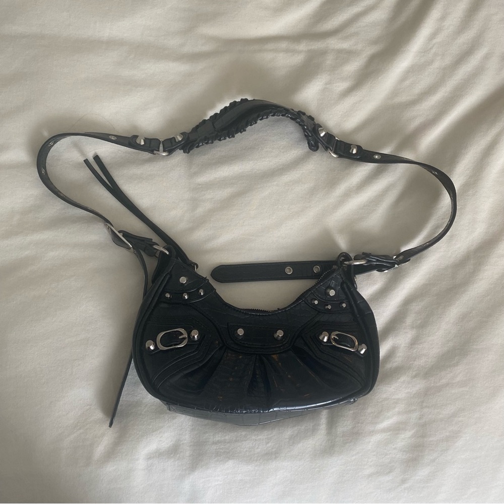 Ego Black Studded Bag
